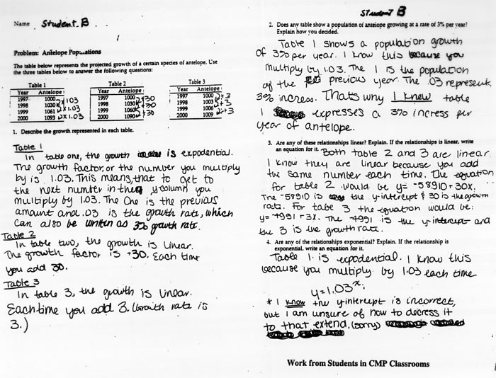 11th grade writing samples