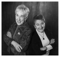Photograph of Elizabeth Phillips and Glenda Lappan